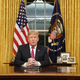 Illustration for article titled Oval Office Confessions: Trump Goes Live on National Television to Talk About His Dumb Wallem/em